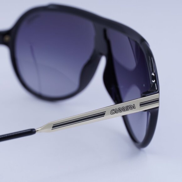 Carrera ENDURANCE65 0807 9O Sunglasses Black Aviator Frame, Grey Lenses - Picture 9 of 10